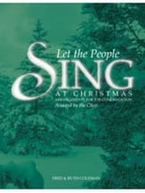 LET THE PEOPLE SING CHRISTMAS SATB  cover